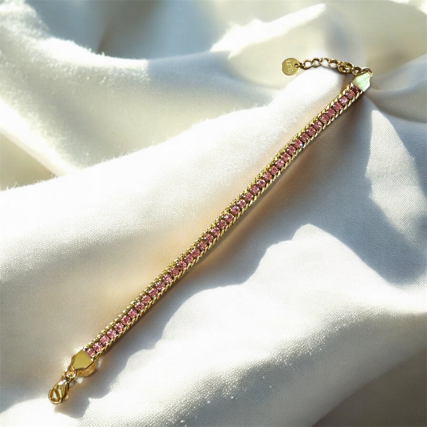 Bracciale Stacy Pink Acciaio 316L