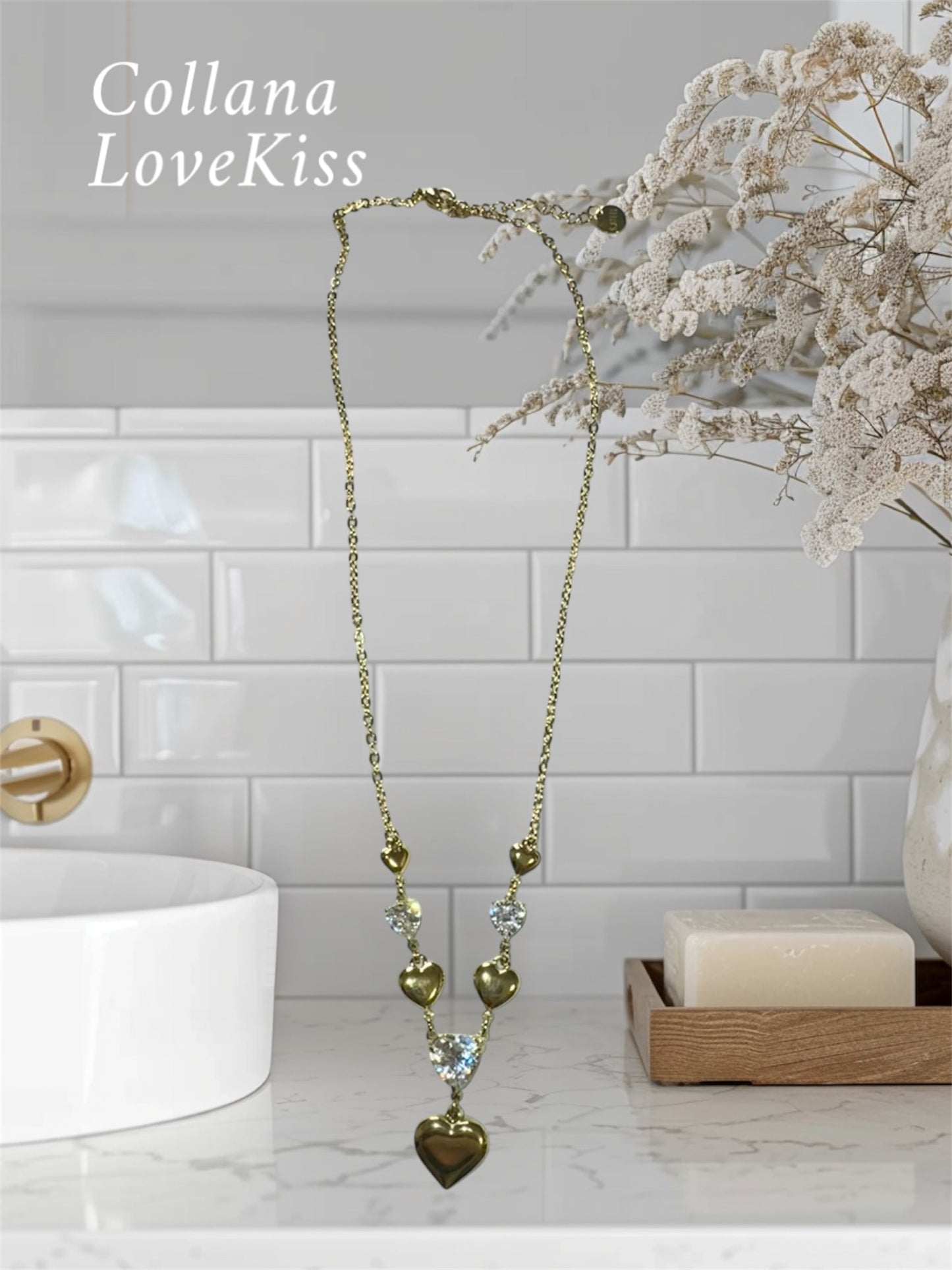 Collana Acciaio 316L LoveKiss