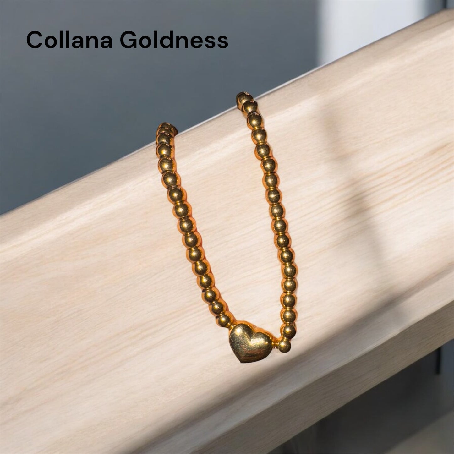 Collana Acciaio 316L Goldness