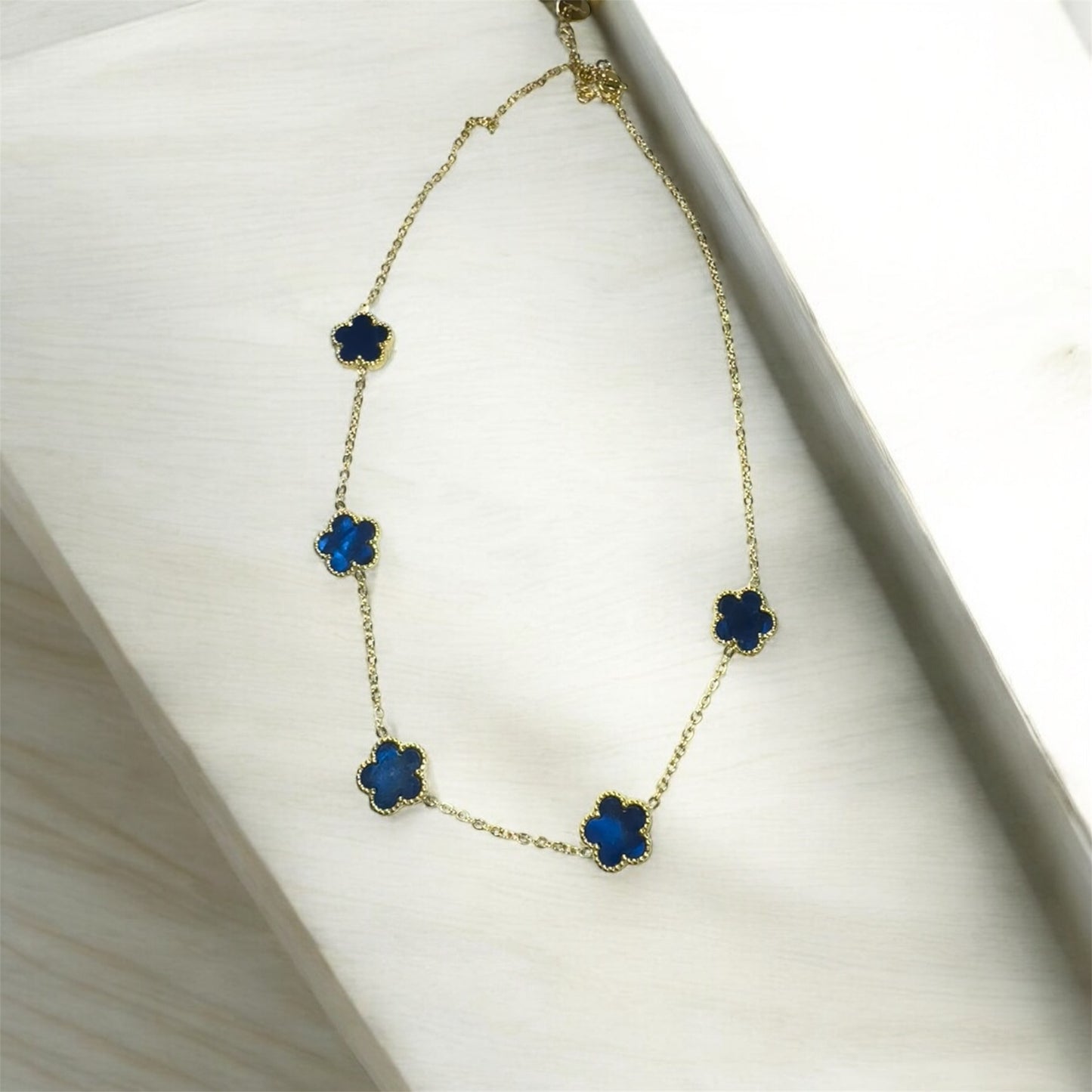 Collana Acciaio Flowers