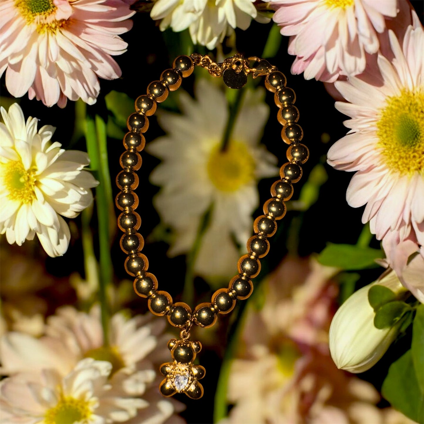 Bracciale Acciaio 316L Diamond Teddy