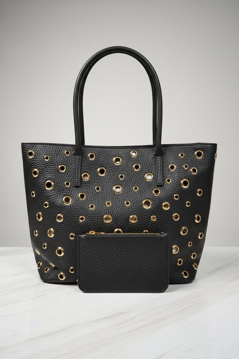 Borsa ecopelle nera Squishi