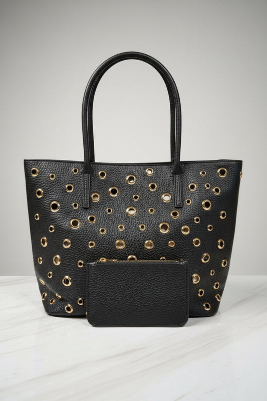 Borsa ecopelle nera Squishi