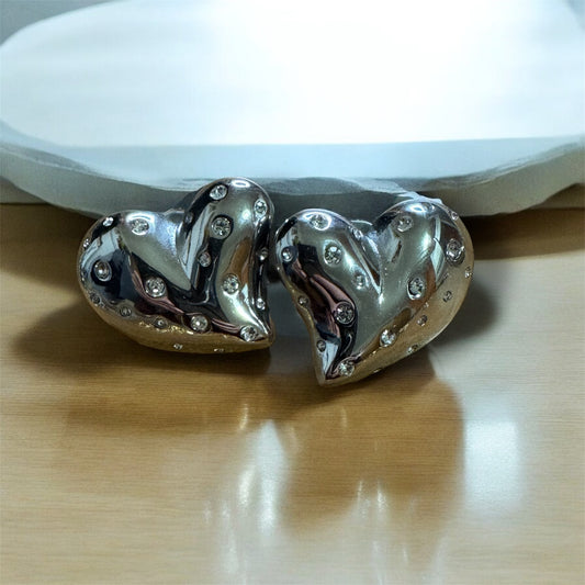 Orecchini DiamondHeart Acciaio 316L