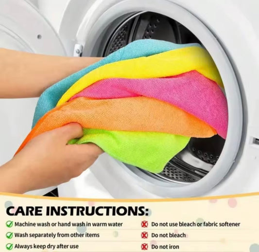 Panni in microfibra colori casuali 20 PZ
