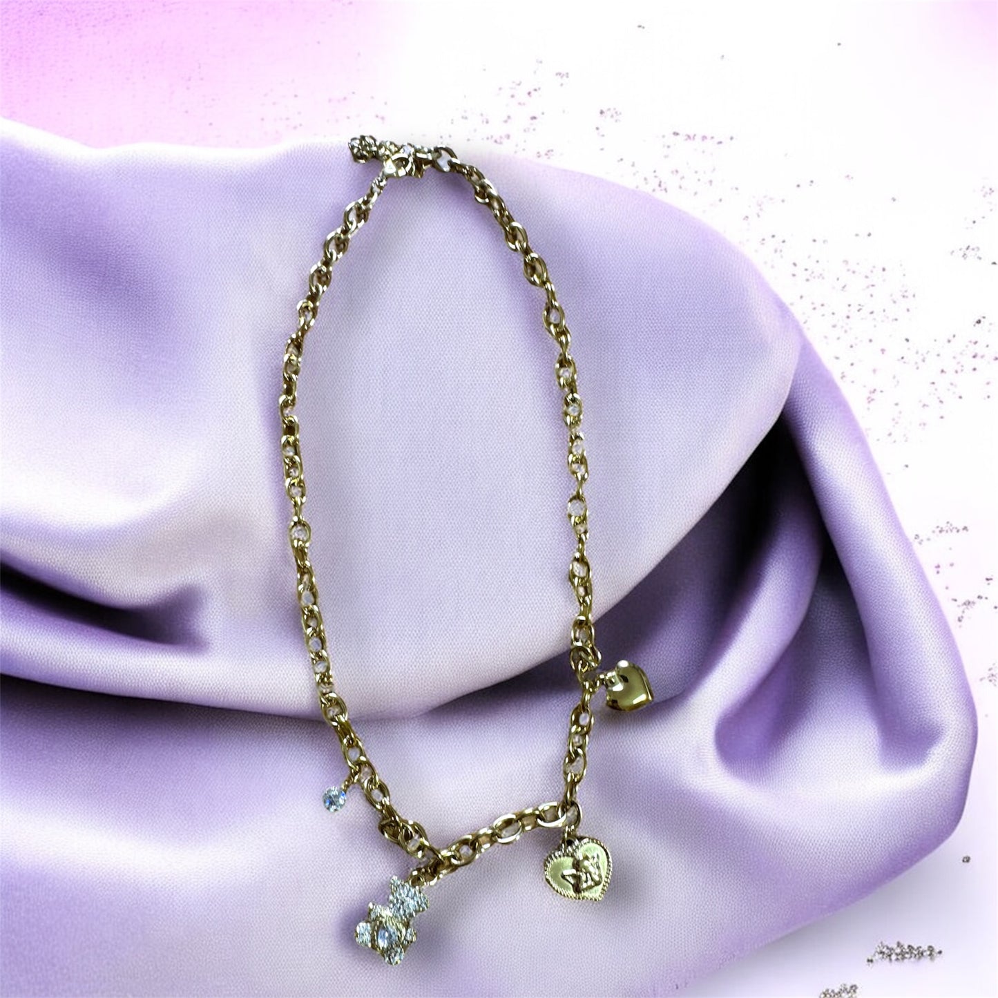 Collana Teddy Charm Acciaio 316L