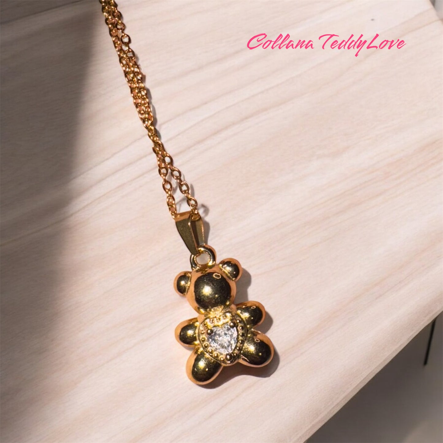 Collana Acciaio LoveMe Teddy