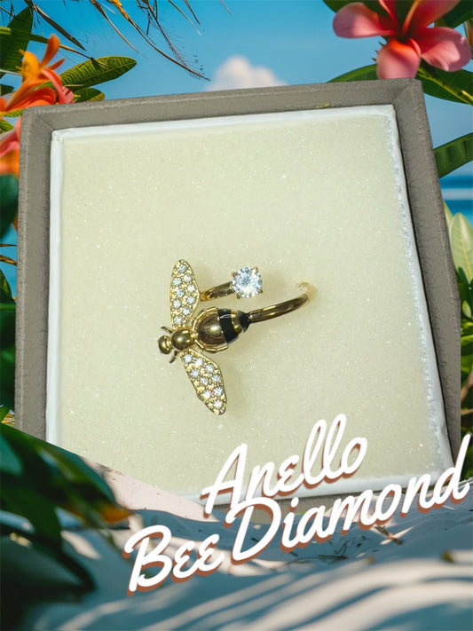 Anello Acciaio 316L BeeDiamond