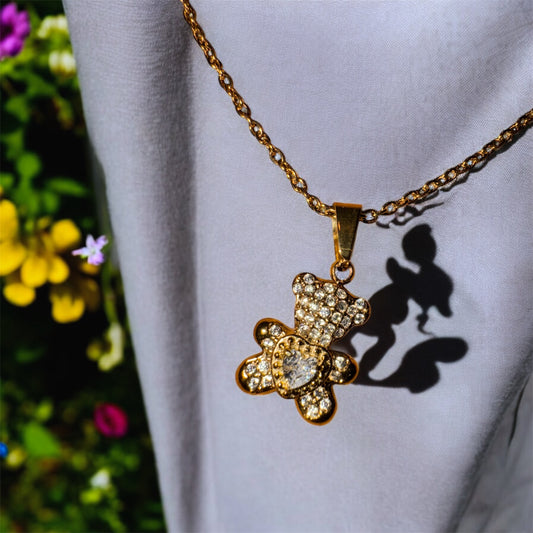 Collana Acciaio 316L LoveMe TeddyGold