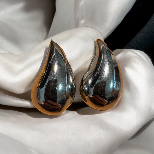 Orecchino Acciaio 316L Goccia